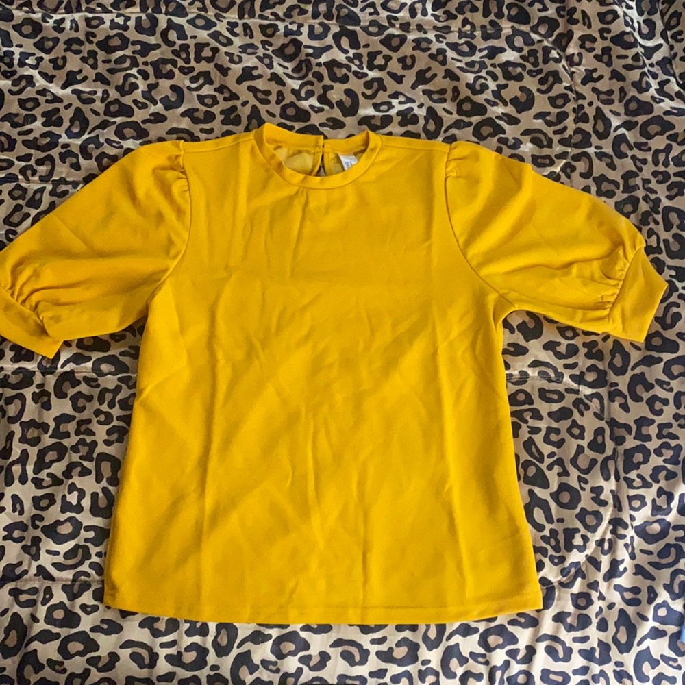 Yellow WOMENS dress shirt